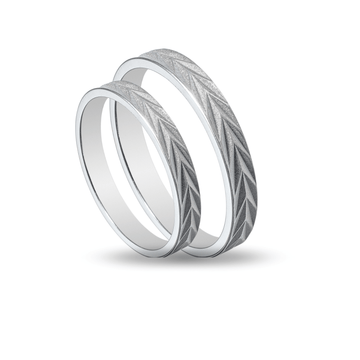 Βέρες Σετ Λευκόχρυσες MASCHIO FEMMINA SL94 - themelidisjewels